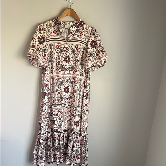 NEW TUCKERNUCK Patchwork Floral Lewis Dress small - Picture 2 of 14
